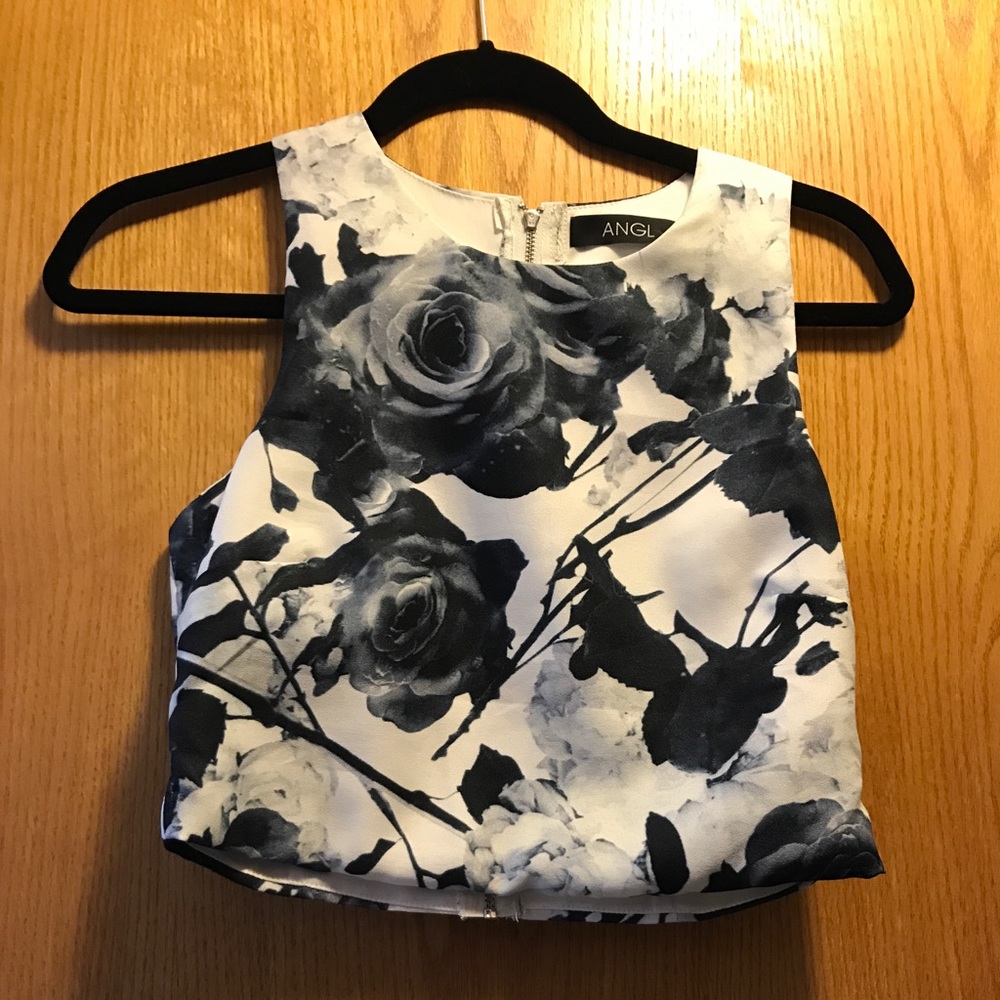 Floral crop top